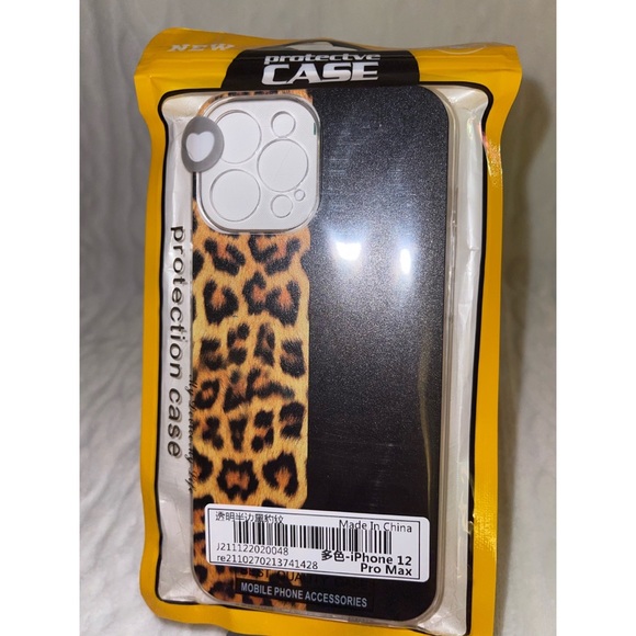 Colorblock Leopard Print iPhone 12 Pro Max Case 🖤 - Picture 11 of 17